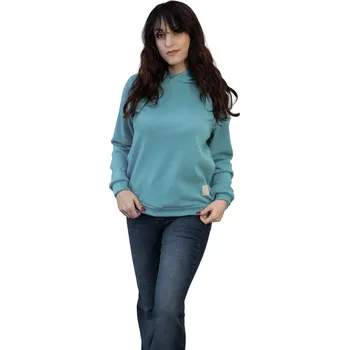 Dámská mikina ESITO | Dámská zateplená mikina Warmkeeper Teal - modrá / XS