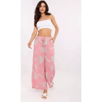 Dámské kalhoty Kalhoty D73771M62237G růžové XL