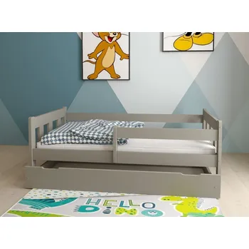 Dětská postel Dětská postel MÁJA z masivu borovice - 200x90 cm - šedá