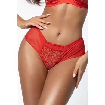 Dámské spodní prádlo String Brasiliana V-10545 červená - Axami M