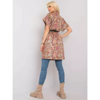 Dámský kabát DHJ PL 6025A.24X kaštanová jedna velikost