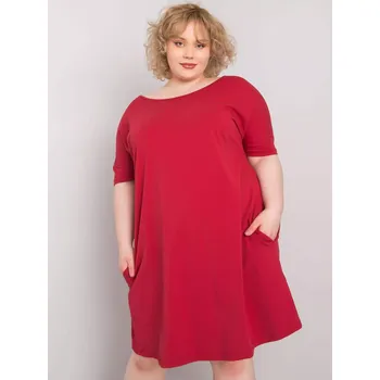 Dámské šaty Šaty RV SK 6639.02X kaštanová XL