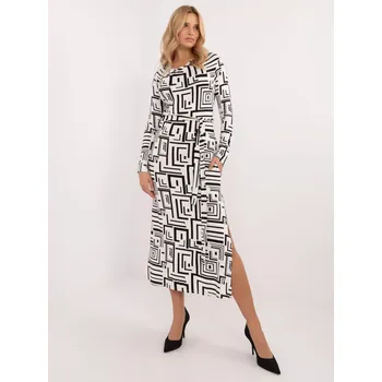 Dámské šaty LK SK šaty 509797.27 bílá a černá S/M