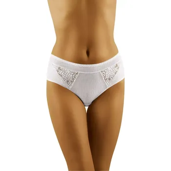 Dámské spodní prádlo Eco-Fi Bílé kalhotky - Wol-Bar XXL