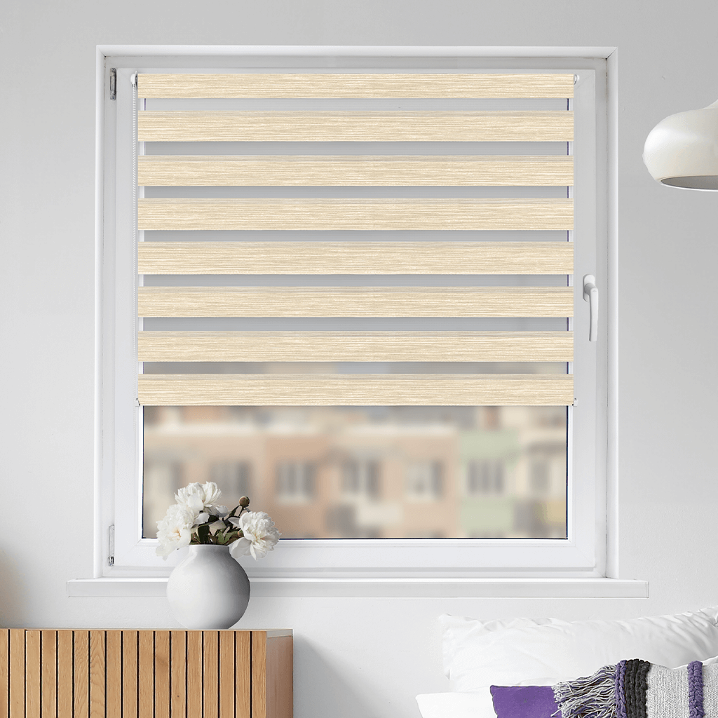 FEXI Zatemňovací Roleta Den a noc, Oriental béžový melír, AA 104n, 150x30 cm