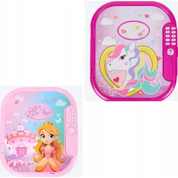 Zápisník INTERAKTIVNÍ TAJNÝ DENÍK NOTES ZÁPISNÍK V TREZORU NA KÓD RŮŽOVÝ TAJNÝ