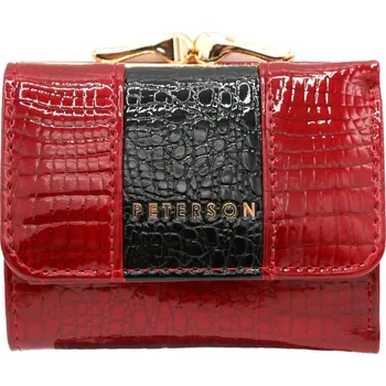Peněženka Luxusní dámská kožená peněženka Peterson Ilana, červená