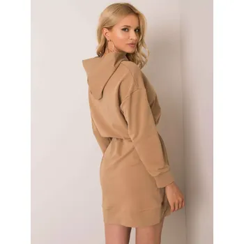 Dámské šaty Šaty LK SK 508284.16X světle hnědá L/XL