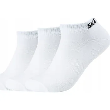 Pánské ponožky Skechers Ponožky Skechers 3 páry prodyšných ponožek Mesh Ventilation Socks bílé, velikost 35-38