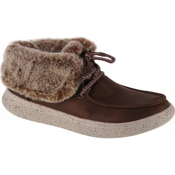 Dámská zimní obuv SKECHERS SKIPPER - HANG GLIDER (37) Dámské zimní boty Textil Hnědá