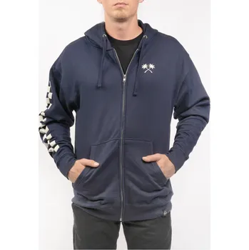 Fasthouse Haven Hooded Zip-Up Navy Velikost: S 3089-3008