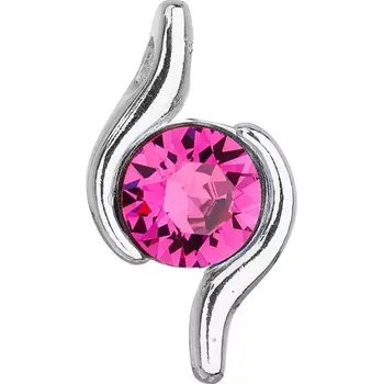 Přívěsek Stříbrný přívěsek se Swarovski krystalem růžový 34261.3 fuchsia