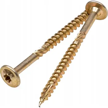 Vrut KLIMAS - VRUT KONSTRUKČNÍ S TALÍŘOVOU HLAVOU TX Rozměr: 100ks, Vrut 6x60mm talíř. hl. TX30