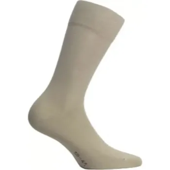 Pánské ponožky PERFEKTNÍ PÁNSKÉ HLADKÉ PONOŽKY béžová 42/44