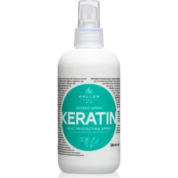 Tepelná ochrana vlasů Kallos KJMN Keratin ochranný sprej pro tepelnou úpravu vlasů 200 ml