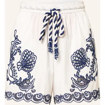 Dámské kraťasy Farm Rio Dámské Šortky Garden Tiles S Krajkou, bílá / tmavě...