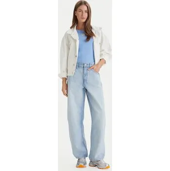 Calvin Klein Jeans Jeansy LV047F684G Modrá Barrel Fit 33