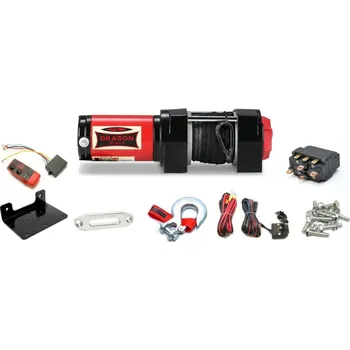 lanový naviják Elektrický ATV naviják 907kg 12V syntetické lano 10m DRAGON WINCH DWM 2000 ST