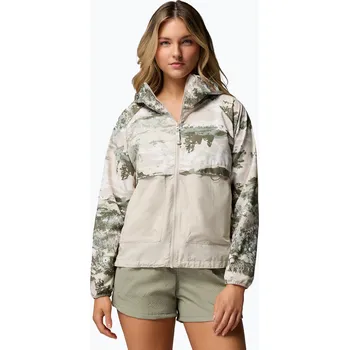 Dámská větrovka Columbia Spire Valley Printed Windbreaker safari fieldaze print/dark stone