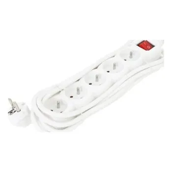 Počítač Platinet OMEGA Prodlužovací zásuvková lišta s 5 zásuvkami 3,0M 16A 5 SOCKET TYPE E FRENCH WHITE OL5F3W