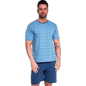 Pánské pyžamo Pánské pyžamo 338/47 Various - CORNETTE světle modrá XXL