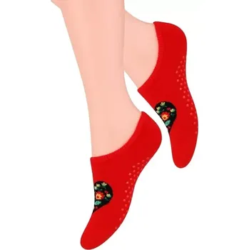 Pánské oblečení Dámské ponožky Steven Frotte ABS Folk art.132 Červená 35-37