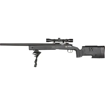 Airsoftová zbraň Airsoft sniper SA-S02 CORE™ SAG M40 High Velocity - černá, optika, dvojnožka, Specna Arms
