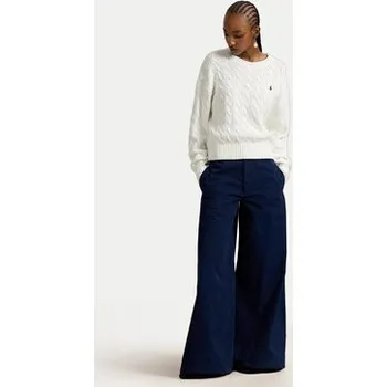 Pánský svetr Polo Ralph Lauren Svetr 211A96245003 Bílá Relaxed Fit XXL