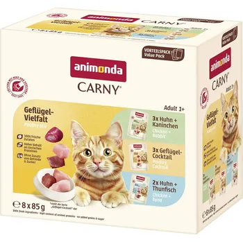 Krmivo pro kočku Animonda Carny Adult drůbeží variace 32x85 g