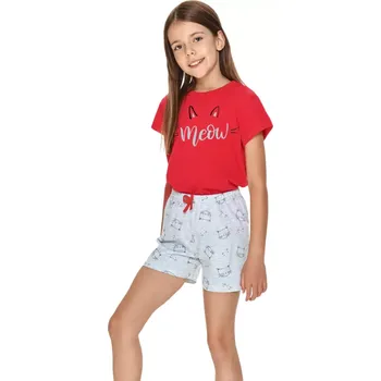 Pánské pyžamo Dívčí pyžamo 2711 Sonia red - TARO Červená 104