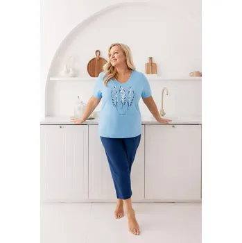 Pánská móda Pyžamo Regina 742 cr/r XL-5XL W26 dámské Žlutá XL