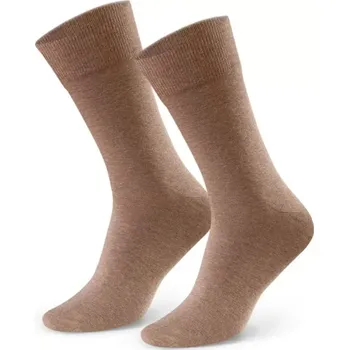Pánské ponožky Hladké ponožky k obleku 056 béžová melanž 42-44