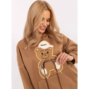 Dámská mikina Mikina DHJ BL A8695.65P camel jedna velikost