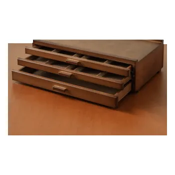 Dřevěná kazeta se 3 šuplíky Meeden premium