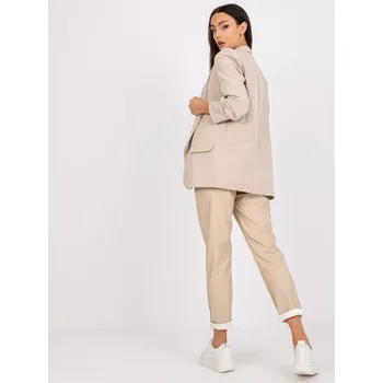 Dámské sako Dámská bunda DHJ MA 7684 světle béžová S