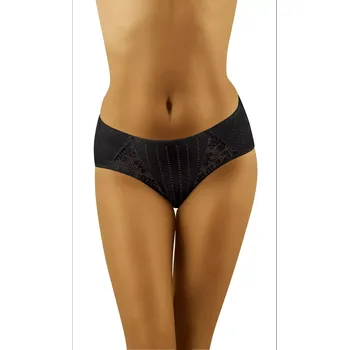 Dámské spodní prádlo Dámské kalhotky Eco-Do Black - Wol-Bar L