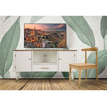 Televizní stolek Designový TV stolek Gerlinde 117 cm bílý