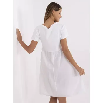 Dámské šaty Šaty DHJ SK 25370.85 bílé jedna velikost