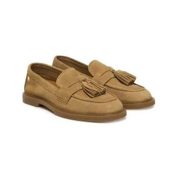 Dámská obuv Mokasíny Tommy Hilfiger Light Suede Tassel Loafer FW0FW09285 Hnědá 36