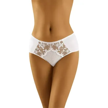 Dámské spodní prádlo Kalhotky Eco-Co White - Wol-Bar XL