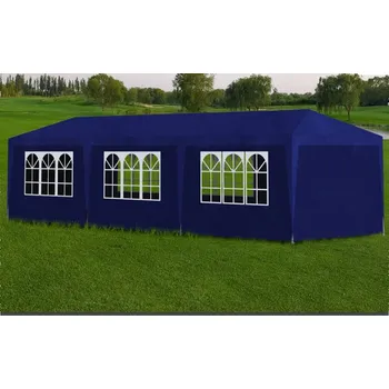 Zahradní altán vidaXL Party stan 3 x 9 m modrý