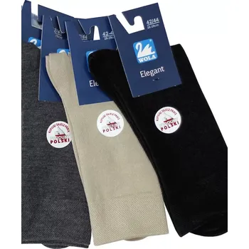 Podprsenka PÁNSKÉ ELEGANTNÍ HLADKÉ PONOŽKY S POLYESTEREM, PÁNSKÉ černá 39/41