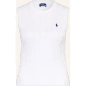 Dámský svetr Polo Ralph Lauren Dámská Pletená Vesta, bílá, 36