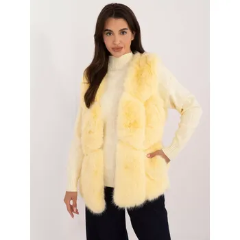 Dámská vesta Vesta AT KZ 2375.00P světle žlutá S/M