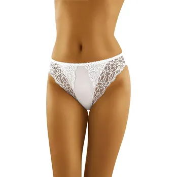 Kalhotky Dámské kalhotky Elis II bílé - Wol-Bar XL