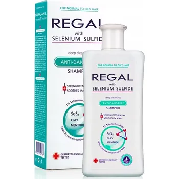 Šampon Regal Selenium Sulfide, šampon proti lupům, hloubkově čisticí, 200 ml