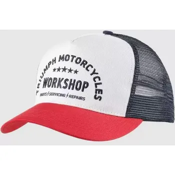 Kšiltovka Triumph kšiltovka Workshop cap bone/red