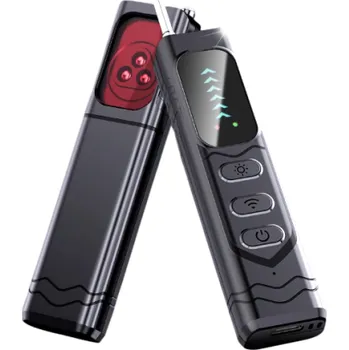 Detektor CO Detektor odposlechů a skrytých kamer 9,4 x 2,4 x 1,5 cm 28 g T17 RF 1 MHz–6,5 GHz IR laser 6 m GPS GSM WiFi