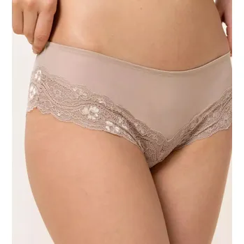 Dámské spodní prádlo Kalhotky Lovely Micro Hipster hedvábně béžové - TRIUMPH YELLOW XS