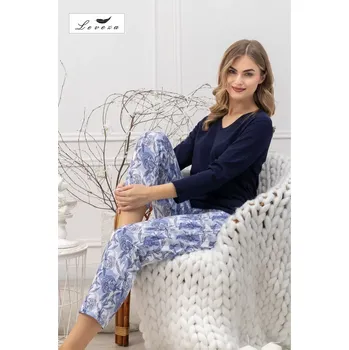 Pánské pyžamo DÁMSKÉ PYŽAMO ELVIRA 1660 granát L